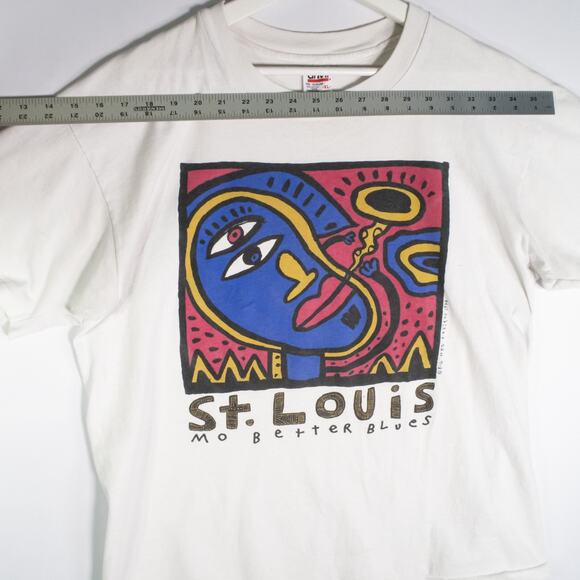 Vintage Spike Lee T Shirt Mo Better Blues Promo Big Hed Designs Single Stitch XL - Picture 12 of 14